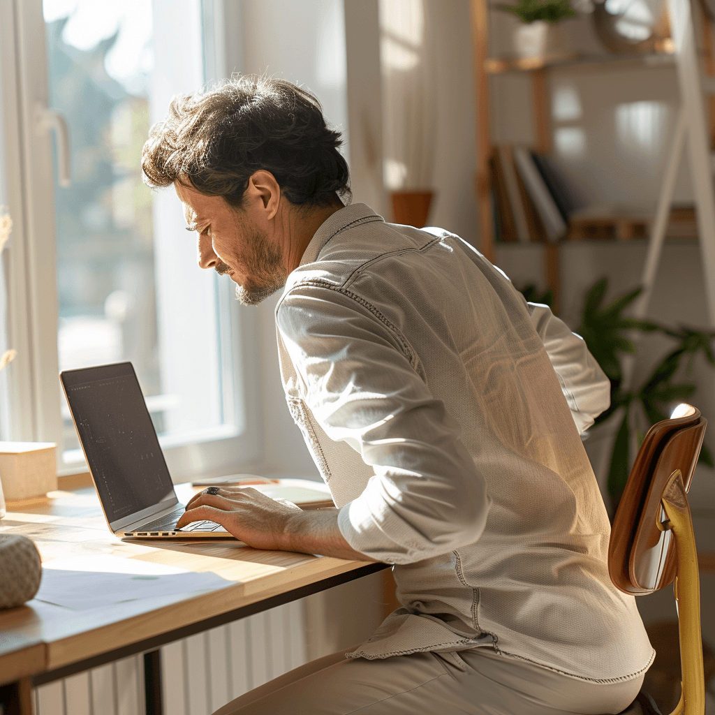 ¿Cómo afecta específicamente la "postura de cabeza hacia adelante" a las vértebras cervicales y a los músculos del cuello?